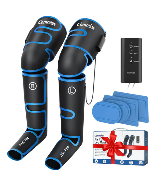 Air Compression Leg Massager | Cold Therapy | 3 Modes & Intensities